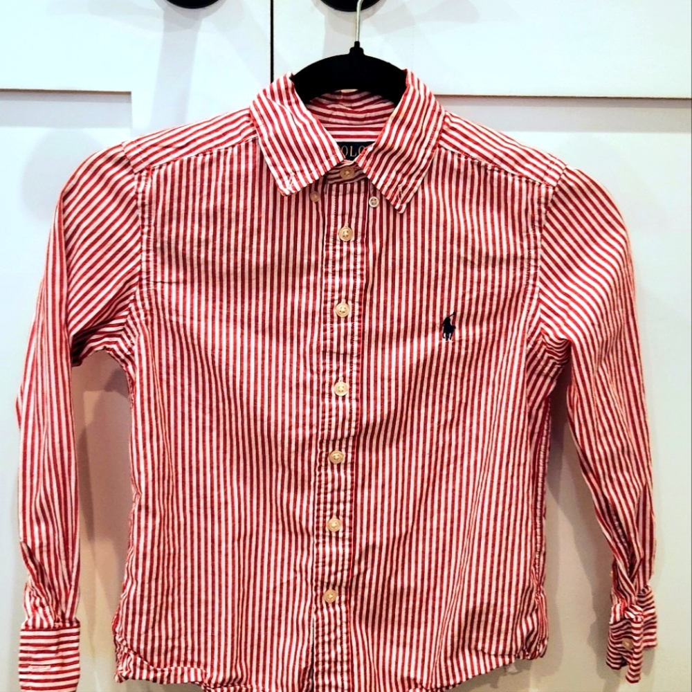 MINT Polo by Ralph Lauren Boy Dress Shirt (size 8)
